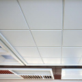 White diagonal punched 600 x 600 aluminum ceiling
